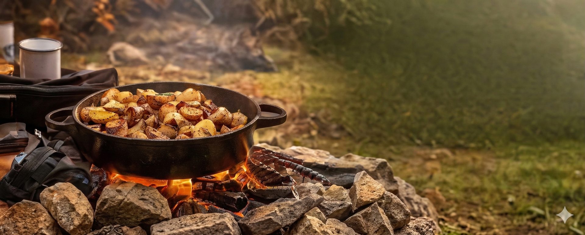 בישול אוכל טרי בשטח - ארוחות שטח לאורך המסלול